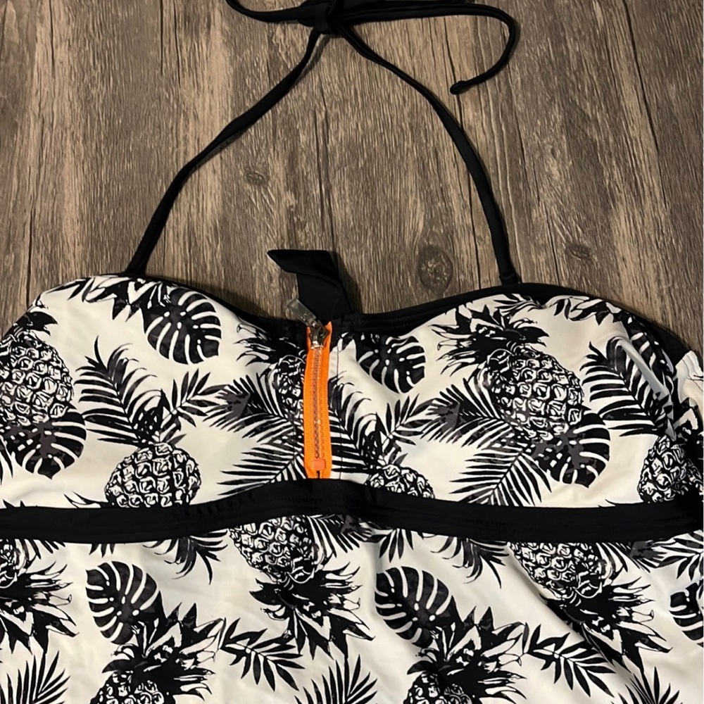 Arizona Jean co. Womens Pineapple Bikini Set size XL - Picture 2 of 8